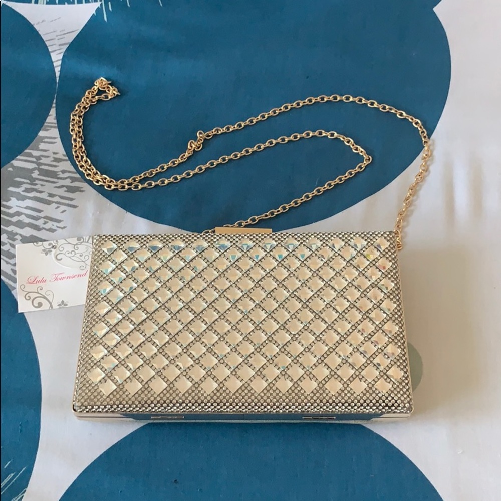 NWT LULU TOWNSEND glam clutch